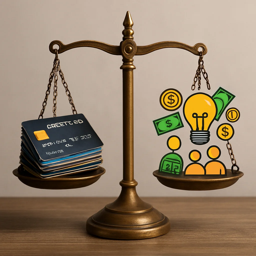 Cartões de Crédito vs. Crowdfunding: A Comparação para Empreendedores