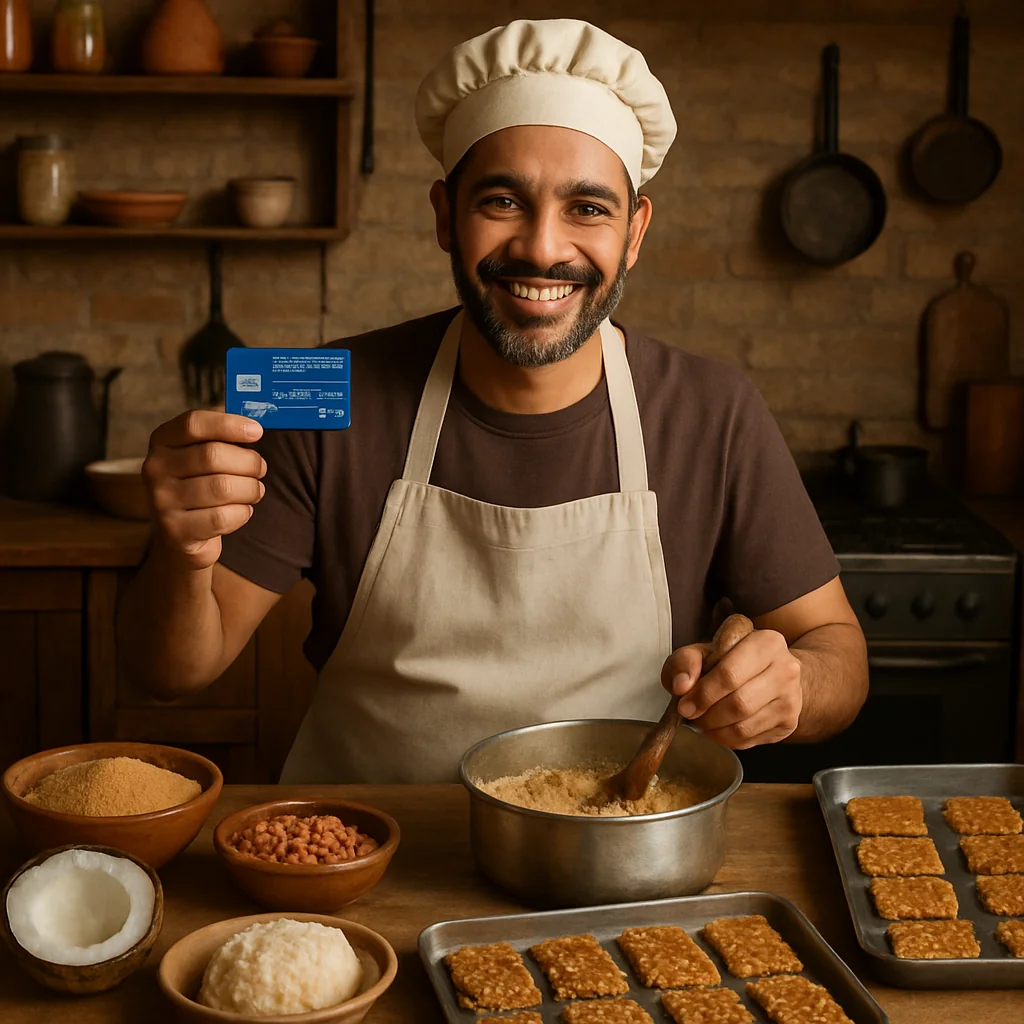 Cartões de Crédito e Financiamentos para Lançar um Side Hustle de Doces Típicos