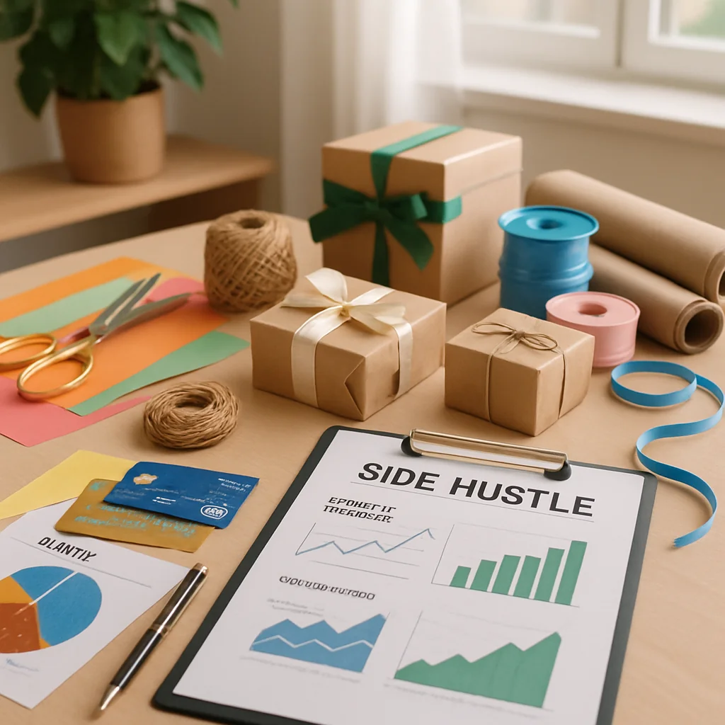 Cartões de Crédito e Financiamentos para Lançar um Side Hustle de Criação de Brindes Corporativos
