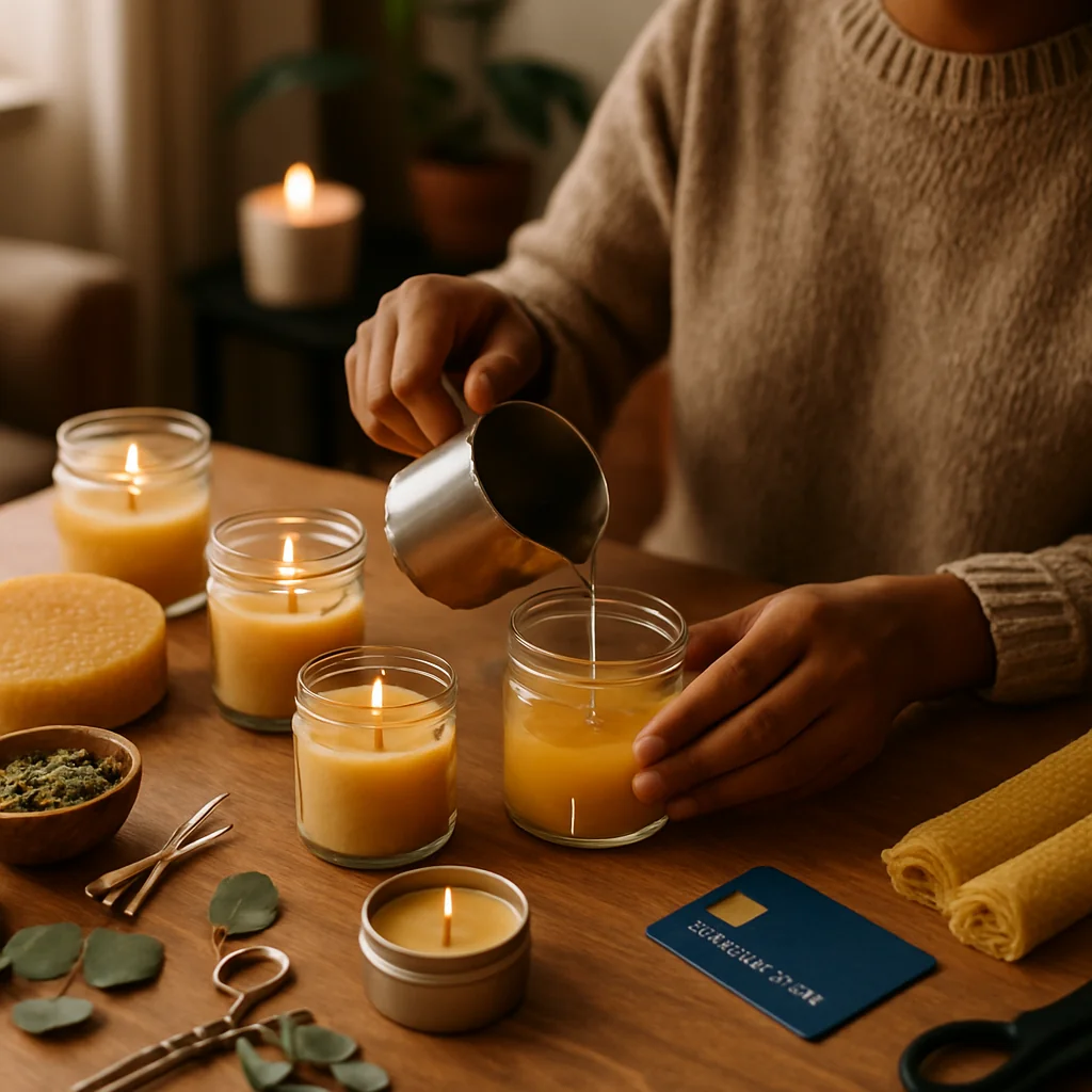 Cartões de Crédito e Financiamentos para Lançar um Side Hustle de Criação de Velas Aromáticas
