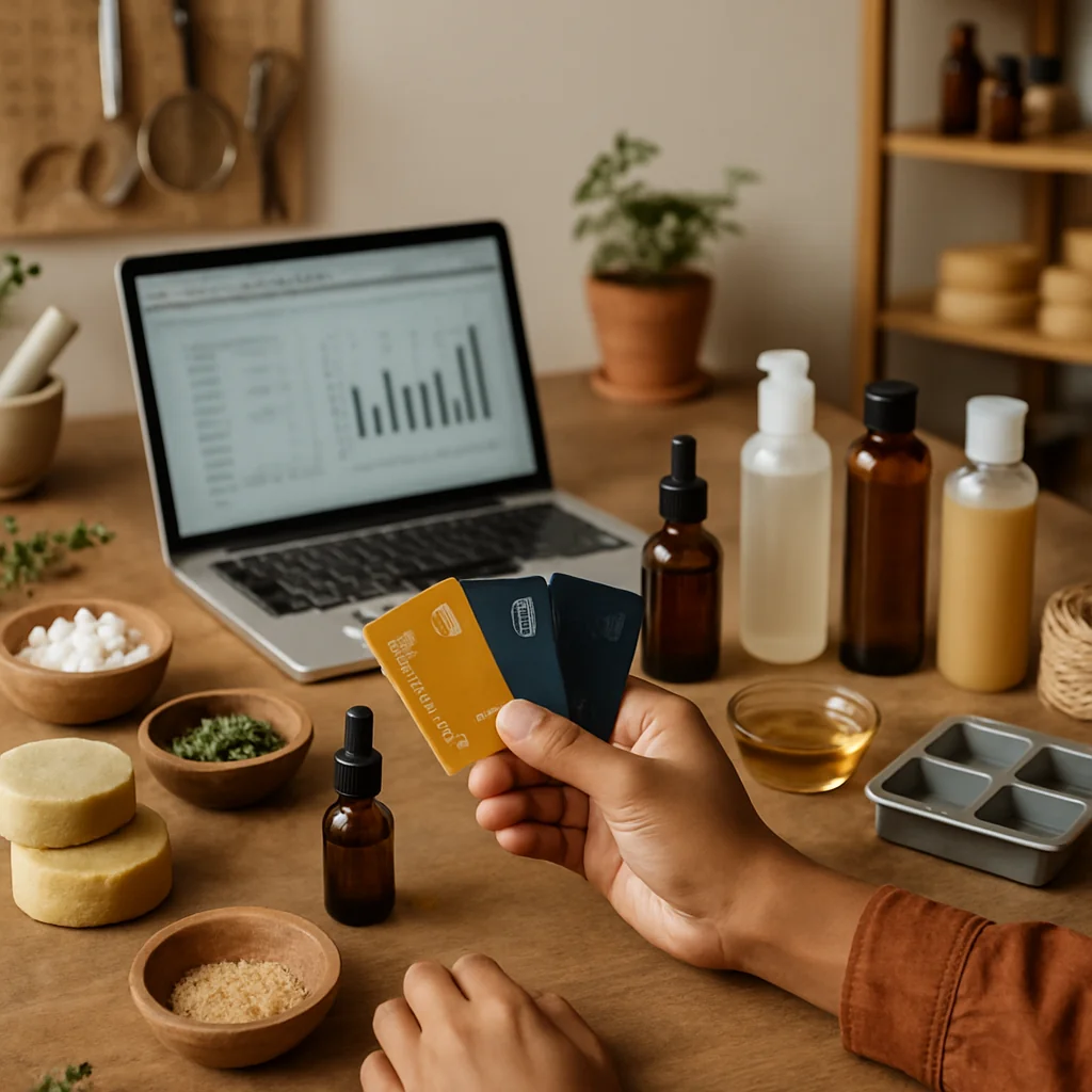 Cartões de Crédito e Financiamentos para Lançar um Side Hustle de Shampoos Sólidos