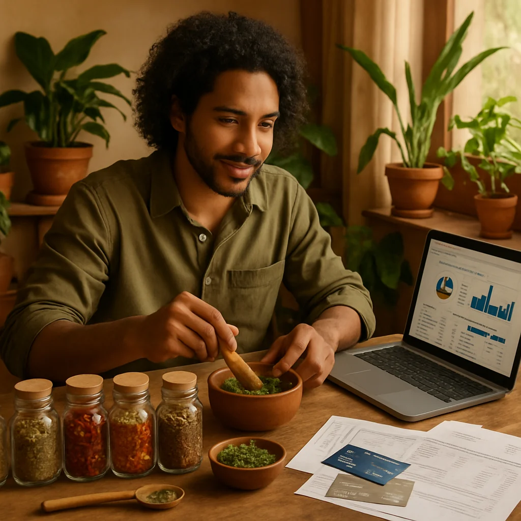 Cartões de Crédito e Financiamentos para Lançar um Side Hustle de Temperos Artesanais