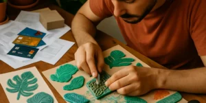 Cartões de Crédito e Financiamentos para Side Hustle de Escultura de Carimbos Artesanais
